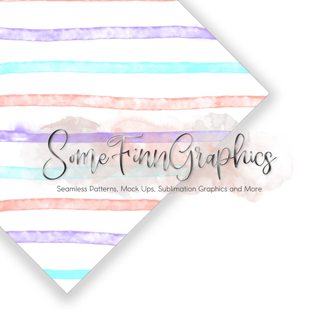 Pastel Stripe Seamless Digital Paper