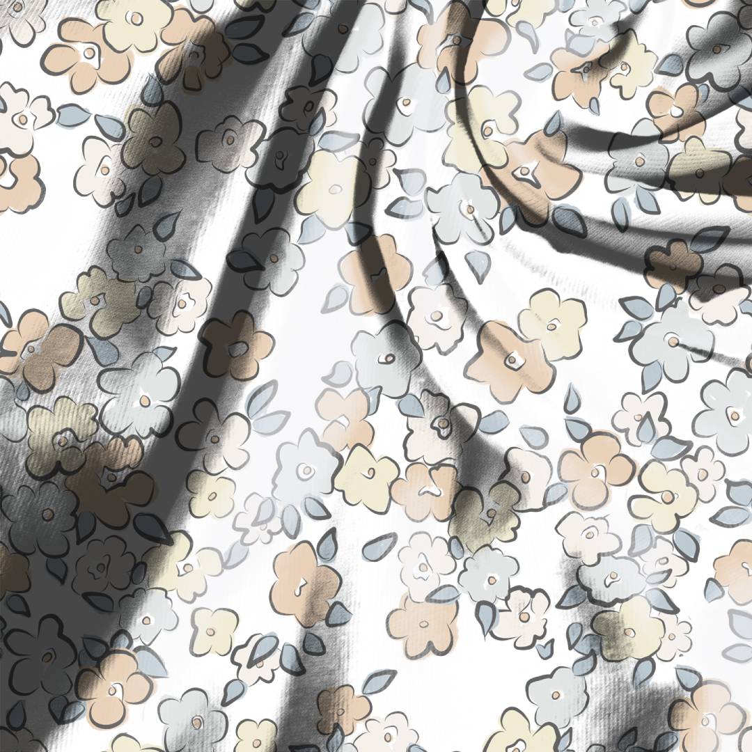 Dainty Floral Seamless Digital Paper