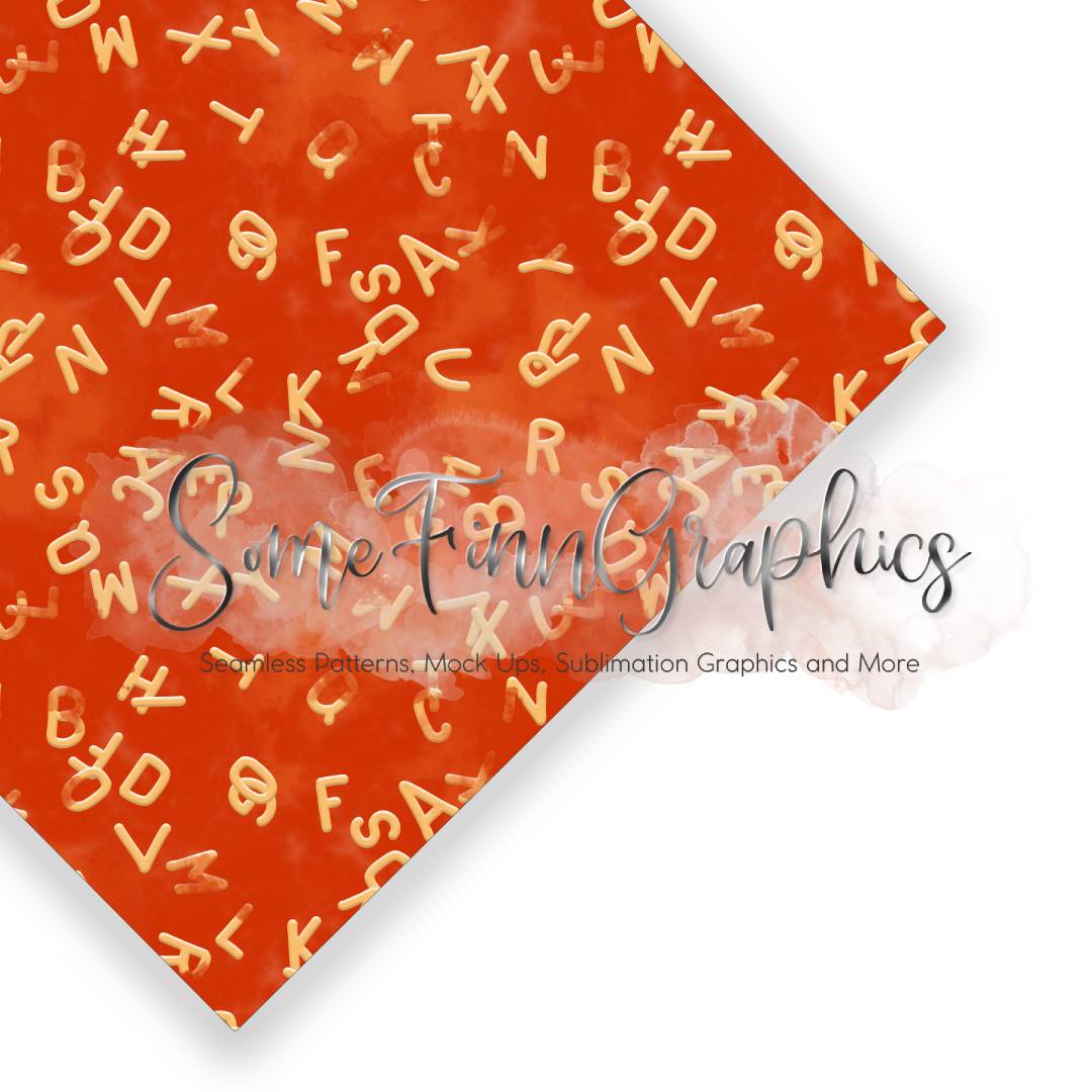 Alphabet Soup Seamless