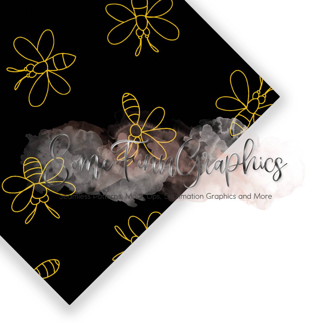 Bees Seamless Design