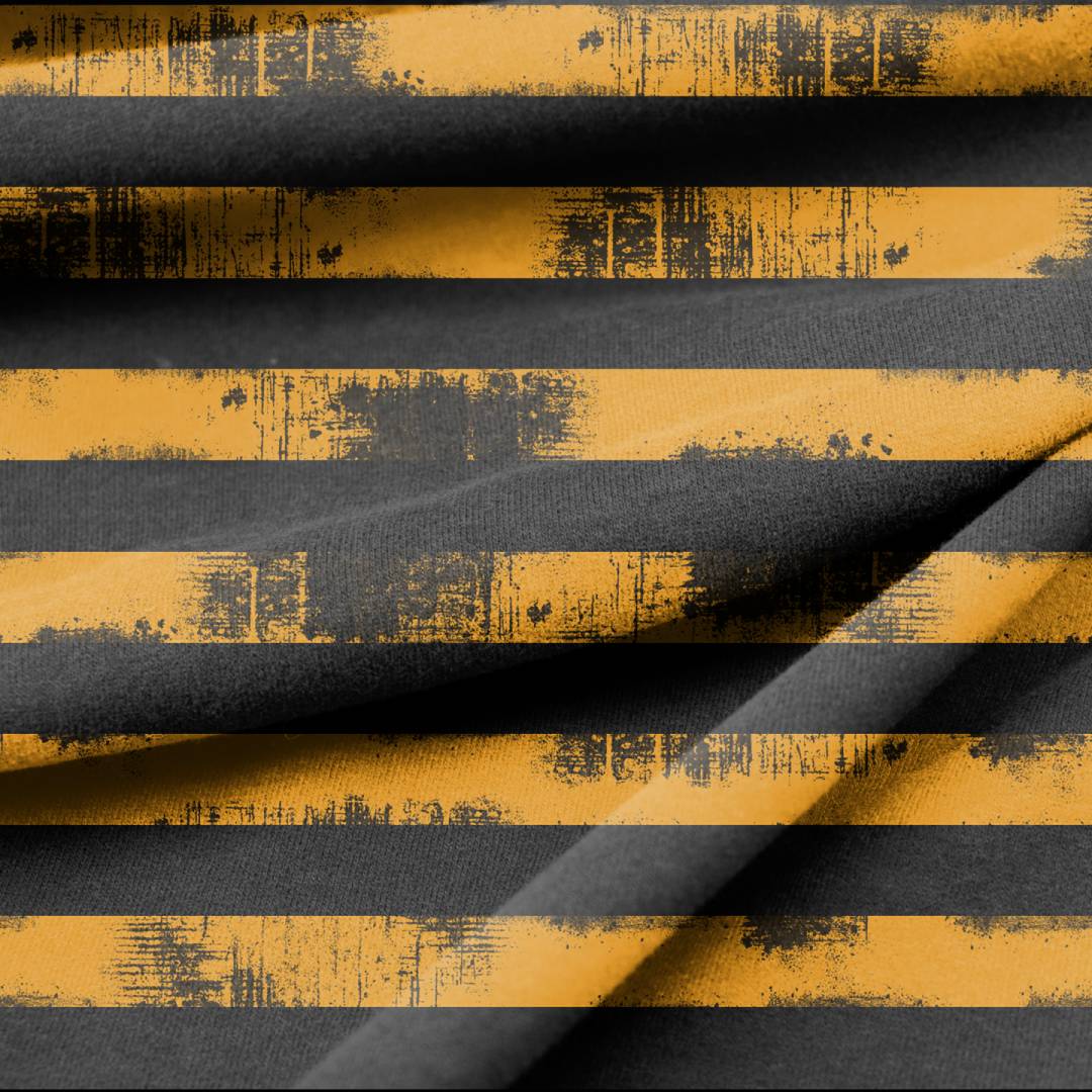 Halloween Character Stripes Seamless Design