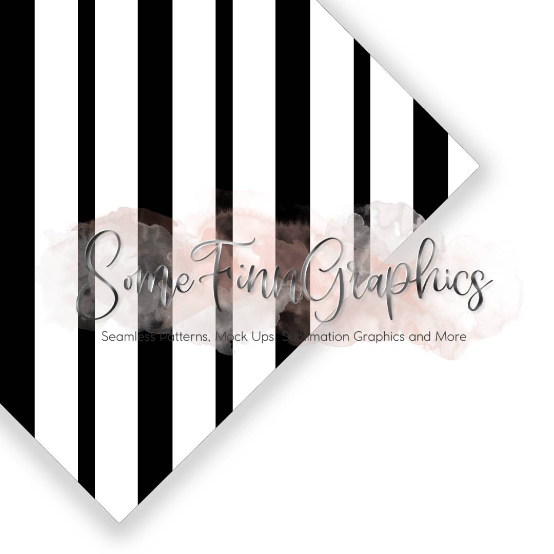 Black and White Stripes Seamless Design