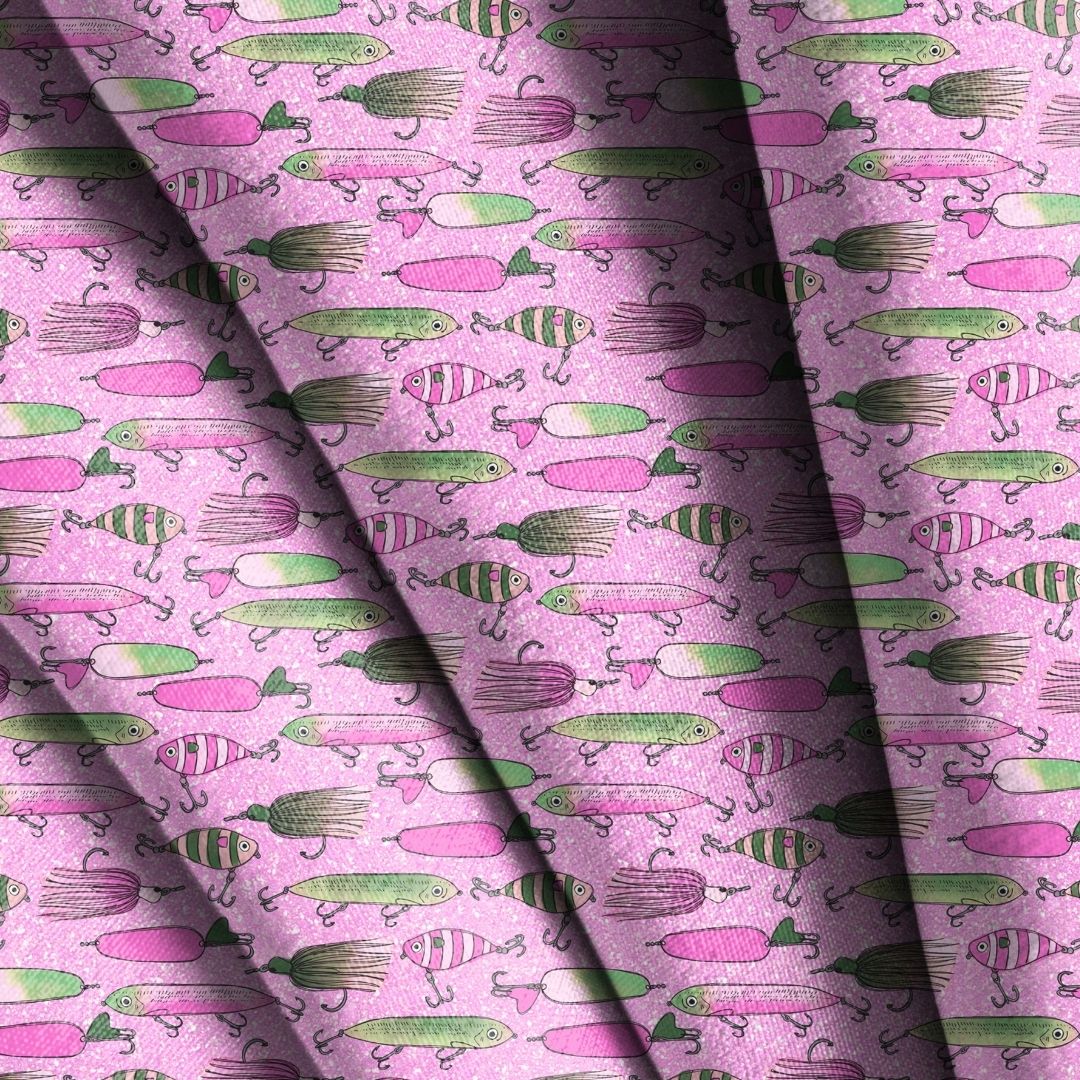 Fishing Lures Seamless Design