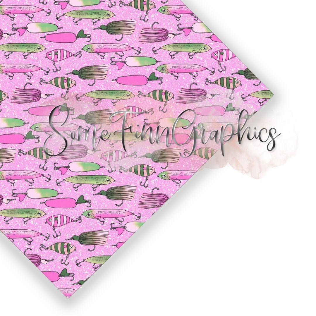Fishing Lures Seamless Design