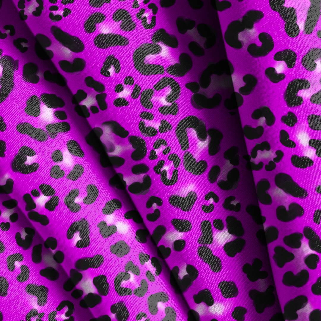 Watercolor Leopard Print Seamless Design