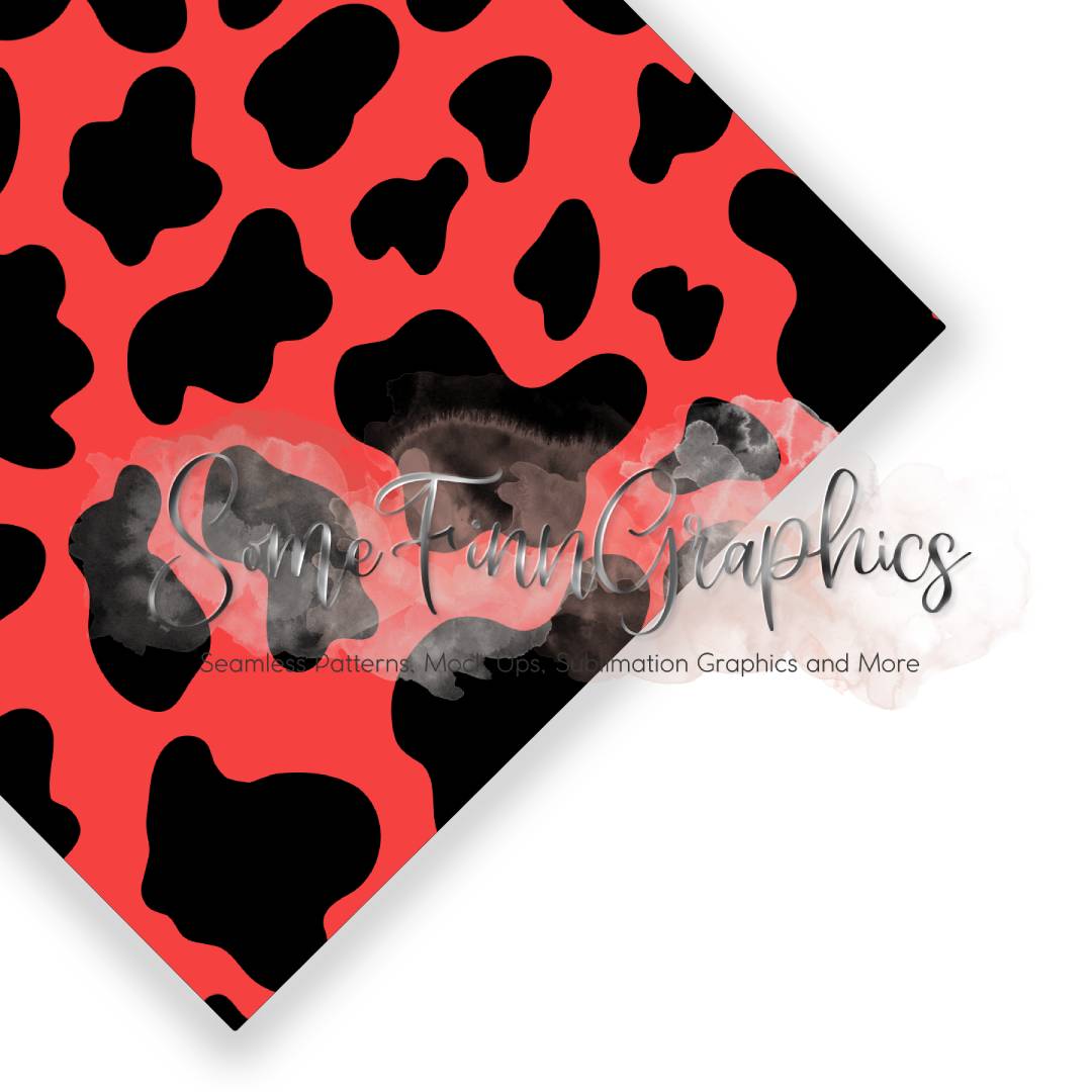 Cow Print Seamless Digital Design