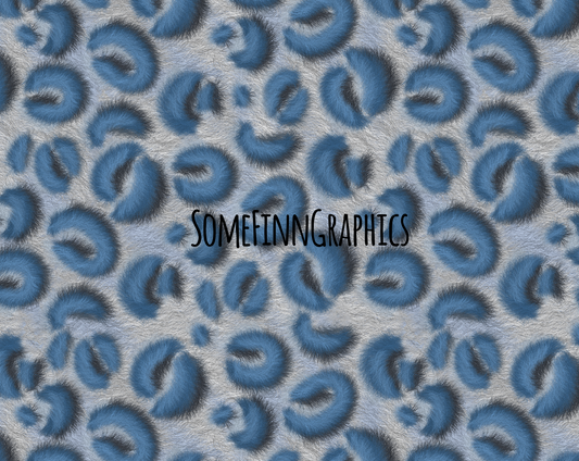 Furry Leopard Print Seamless Design