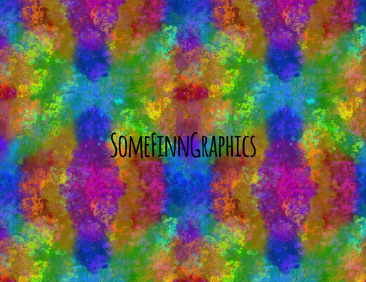 Rainbow Skulls Seamless