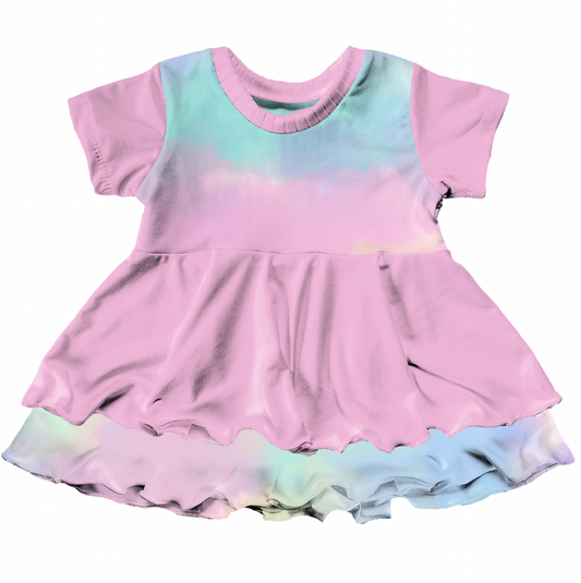 Realistic Double Peplum Mock Up