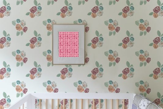 Realistic Nursery Wall Mock Up