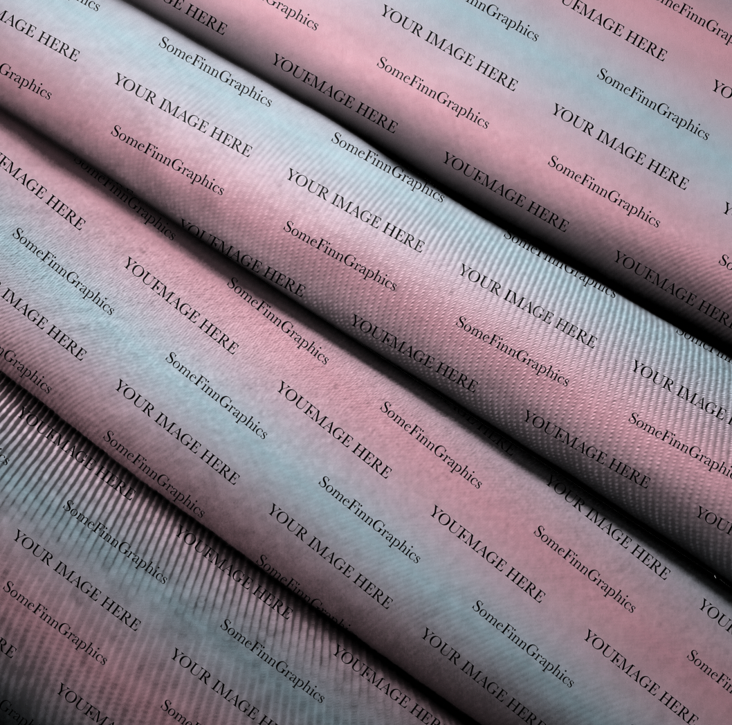 Realistic Folded Fabric Mock Up