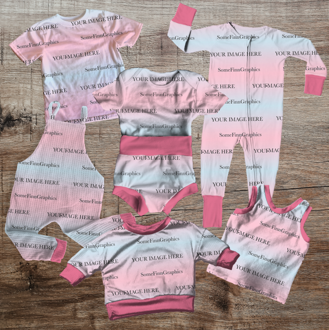 Realistic Capsule Outfits Mock Up