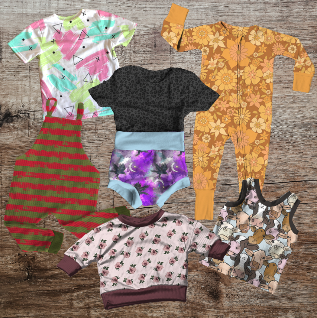 Realistic Capsule Outfits Mock Up