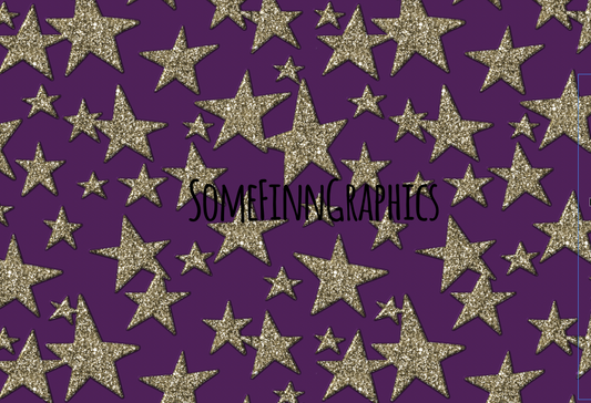 Glittery Stars Design