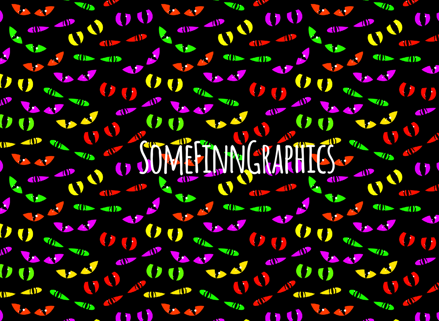 Spooky Eyes Seamless Design