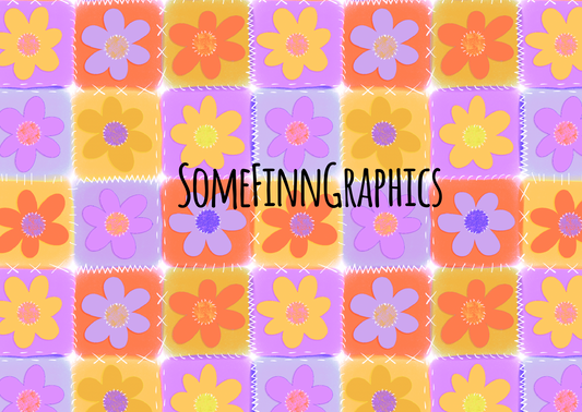 Retro Flowers Seamless