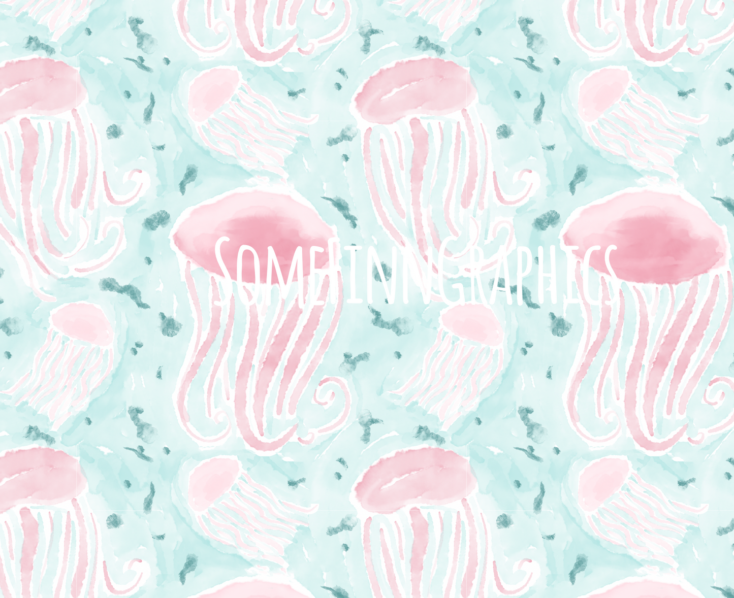 Jelly Fish Seamless Design