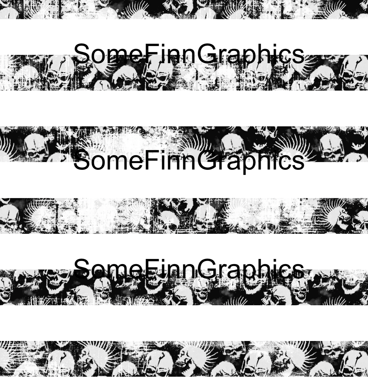 Skull Stripes Seamless