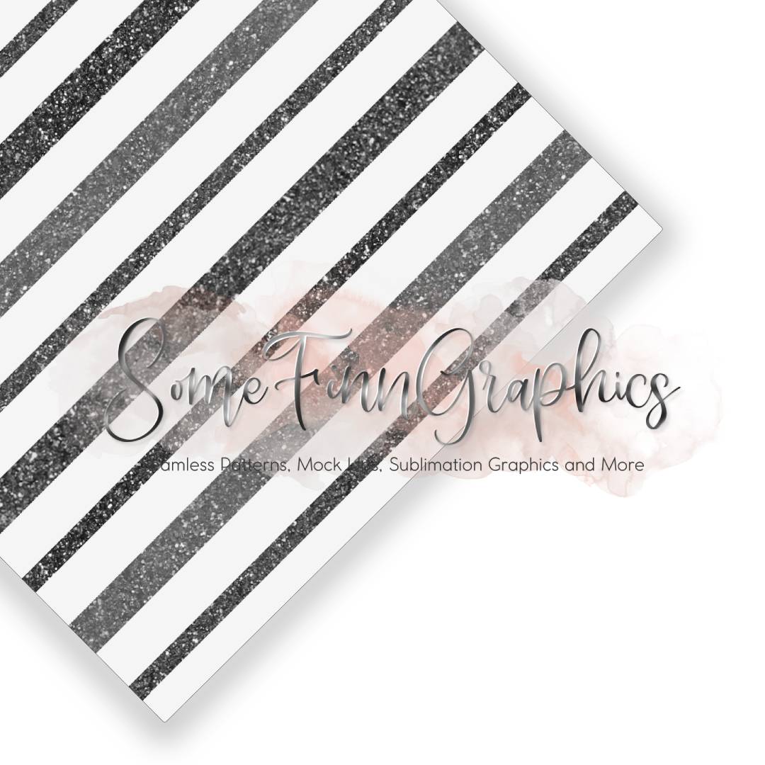 Glitter Stripes Seamless Design