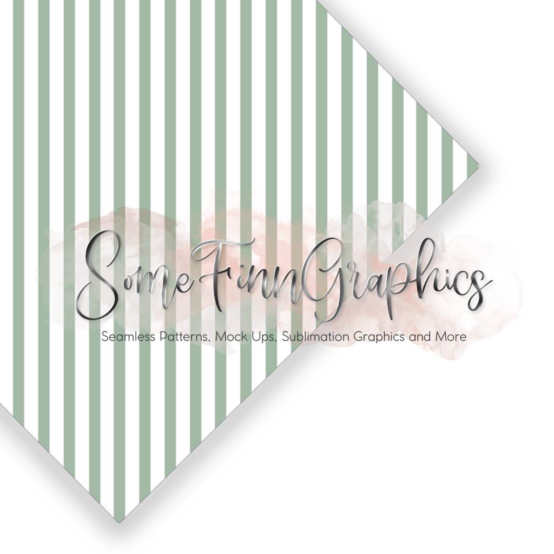 Green Stripes Seamless Design