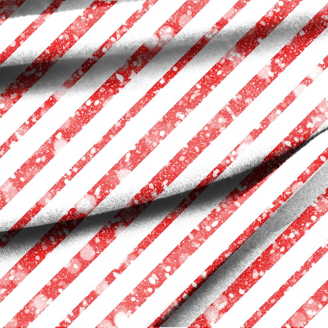 Vintage Christmas Stripes Seamless Design