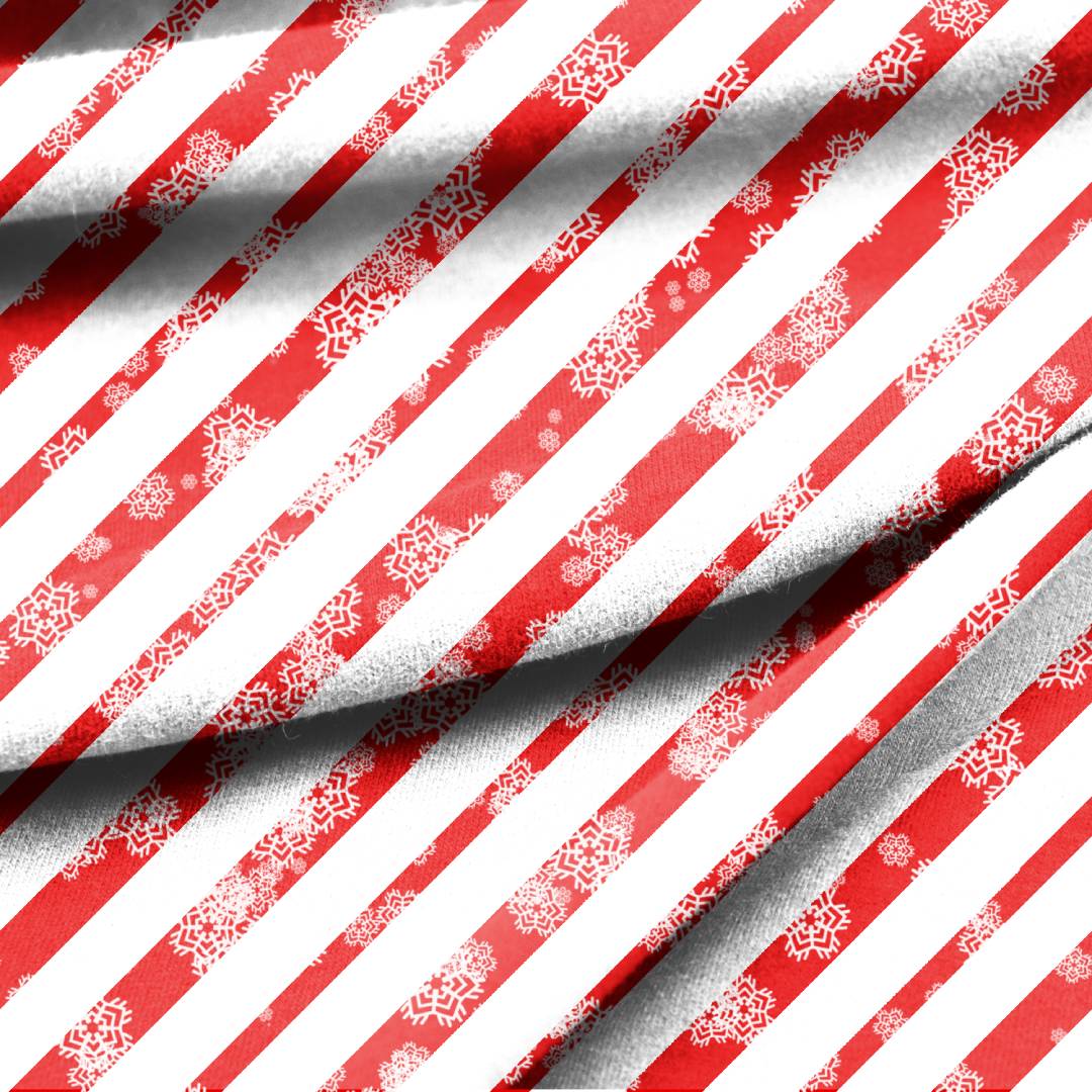 Vintage Christmas Stripes Seamless Design