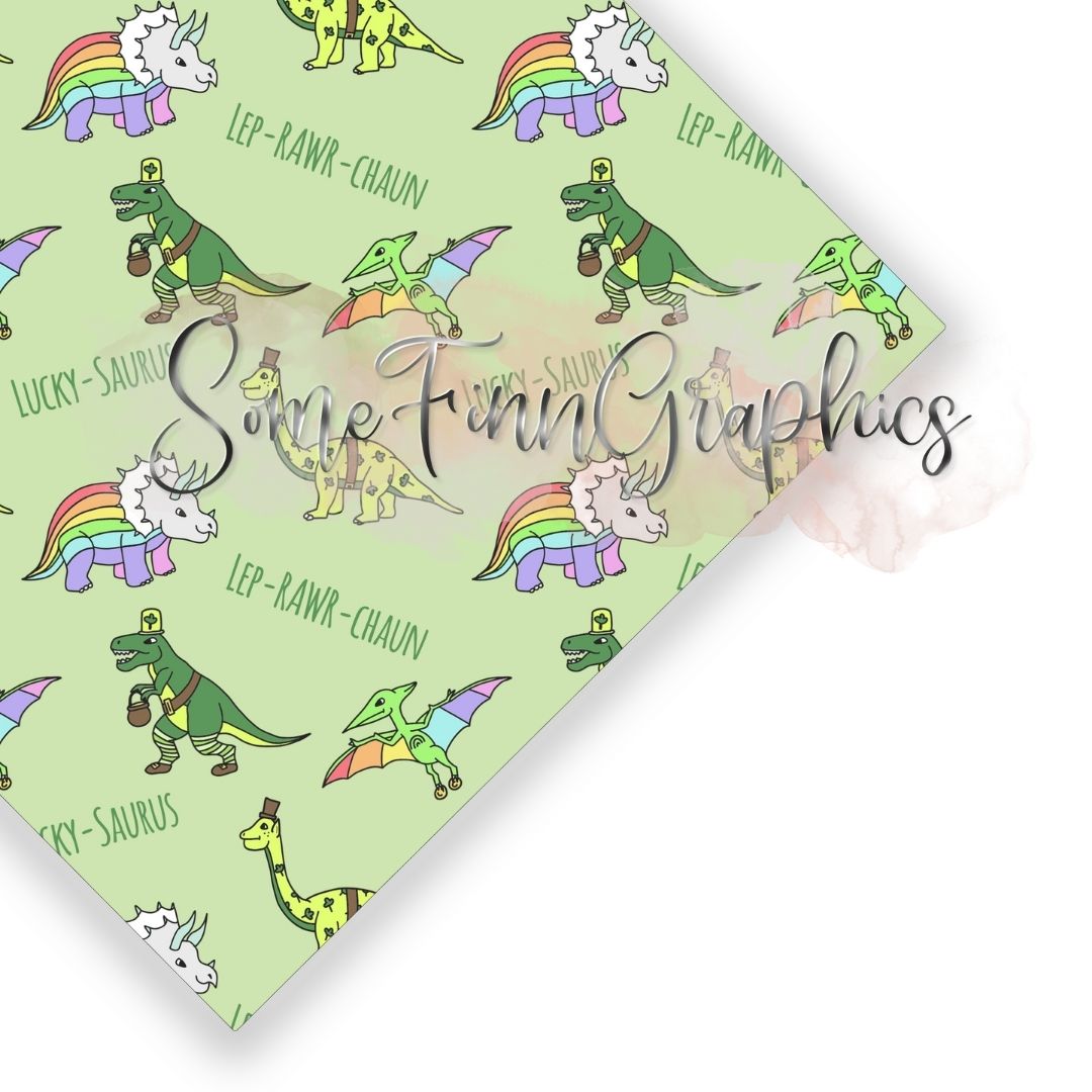 Holiday Dinosaurs Seamless Designs