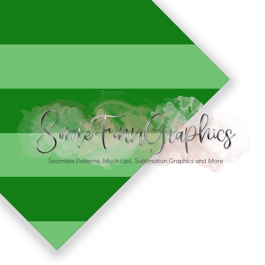 Green Stripes Seamless Design