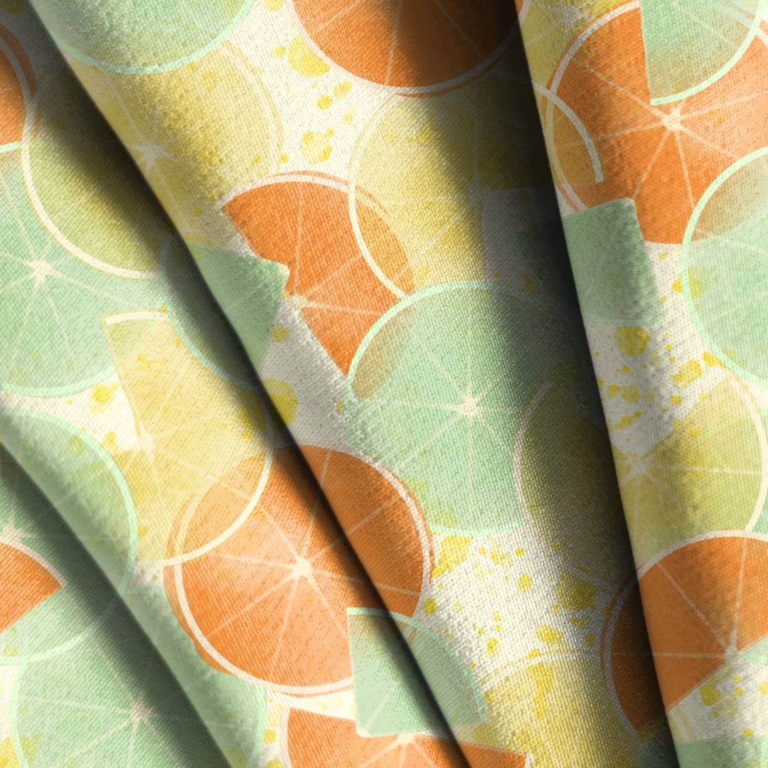 Summer Citrus Seamless Design