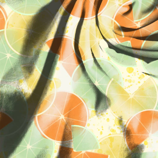 Summer Citrus Seamless Design