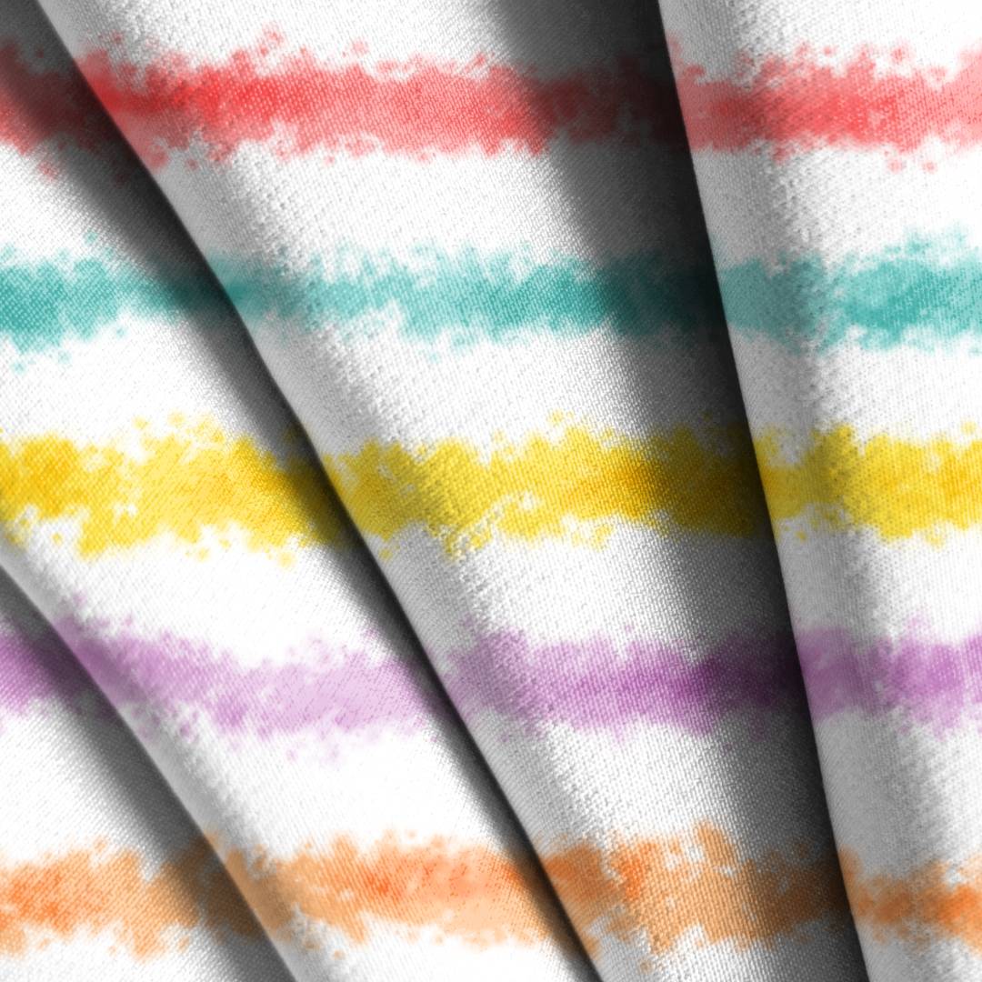 Watercolor Stripes Seamless Design