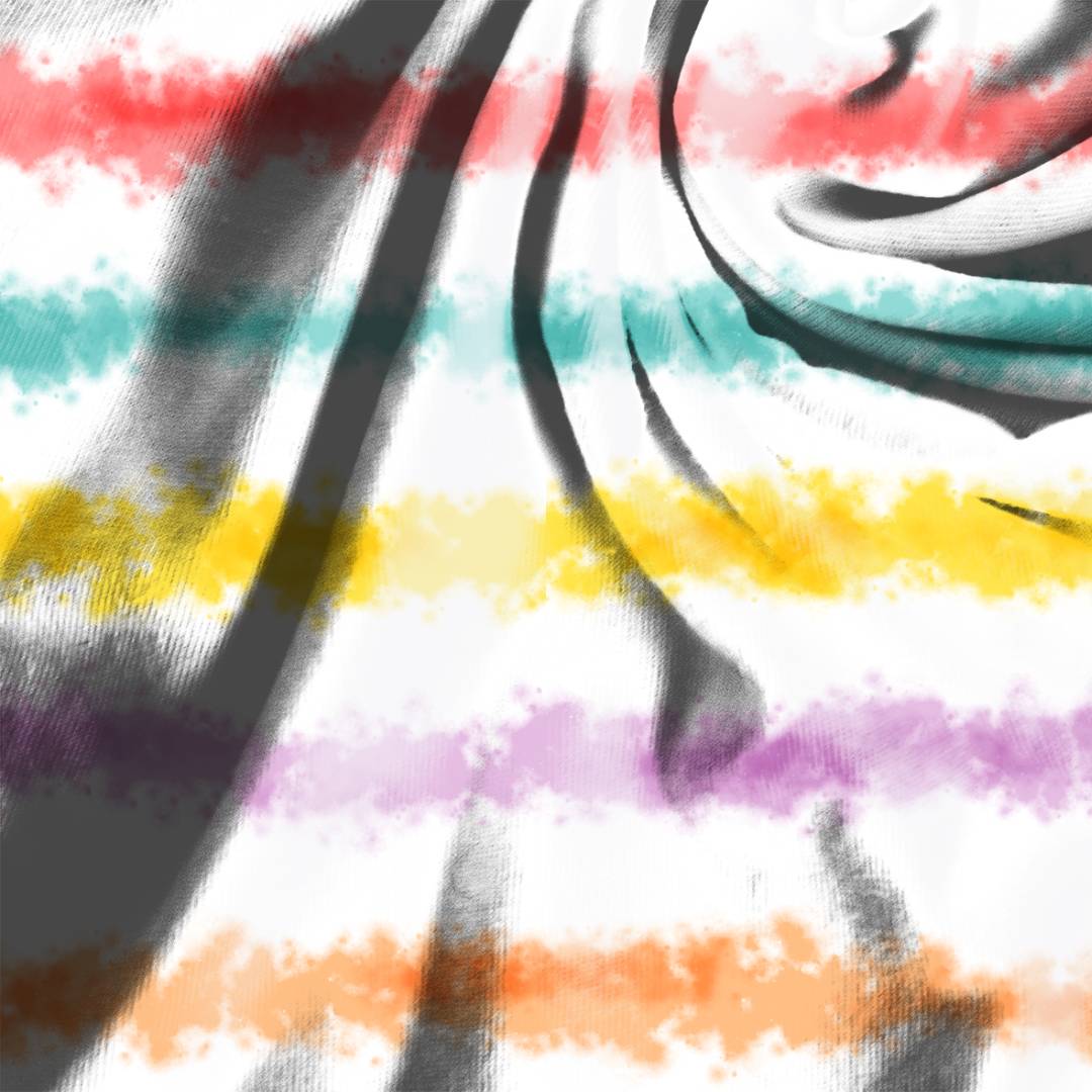 Watercolor Stripes Seamless Design