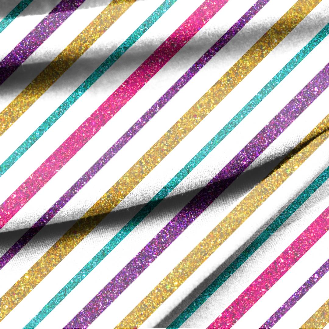Glitter Stripes Seamless Design