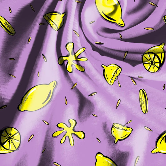 Lemons Seamless Digital Pattern