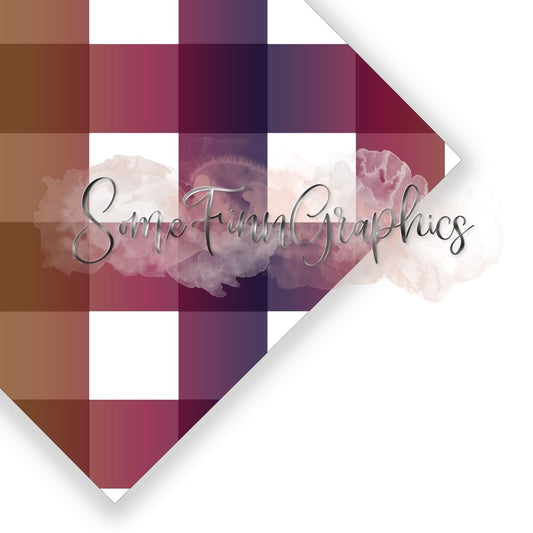 Ombre Plaid Seamless Design