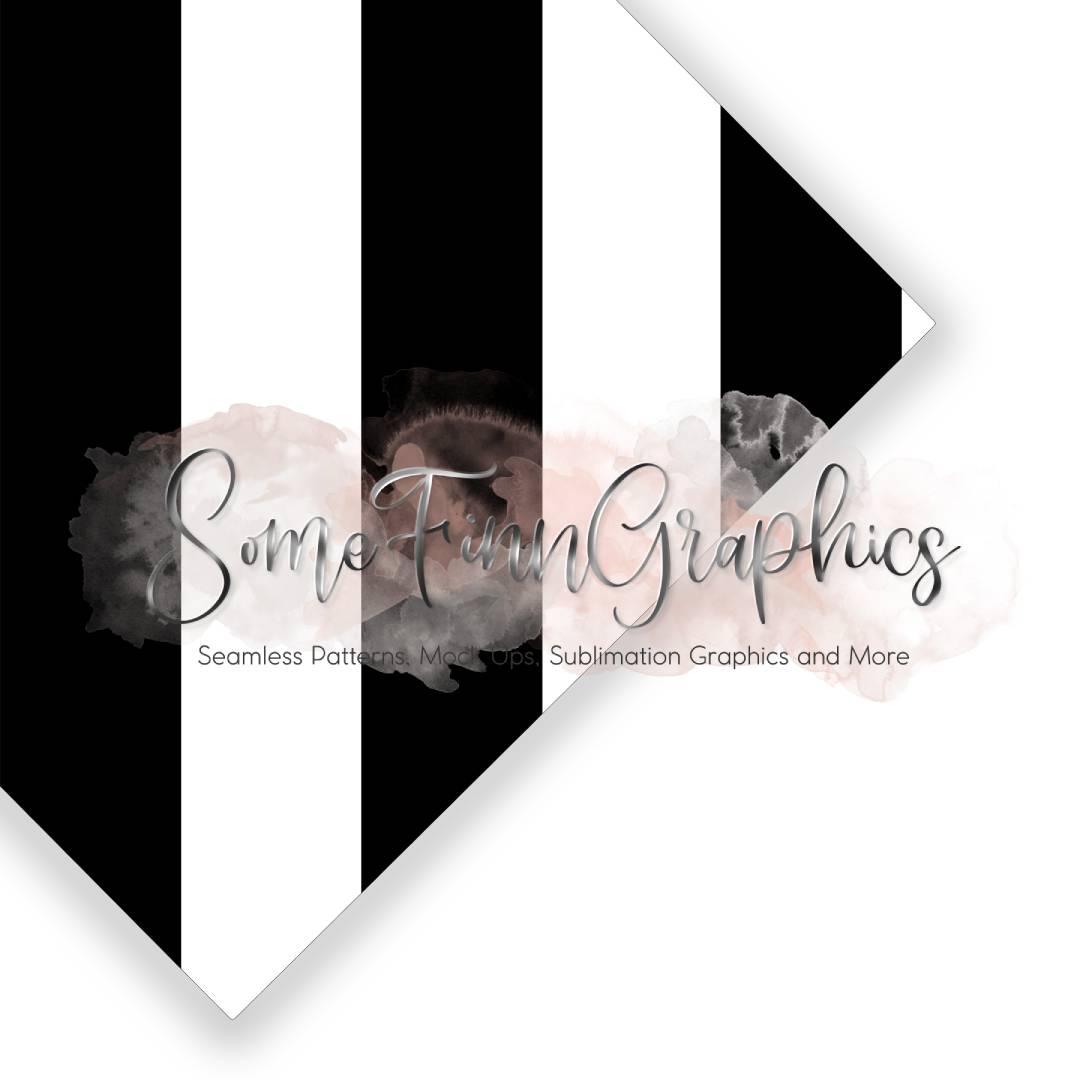 Black and White Stripes Seamless Design