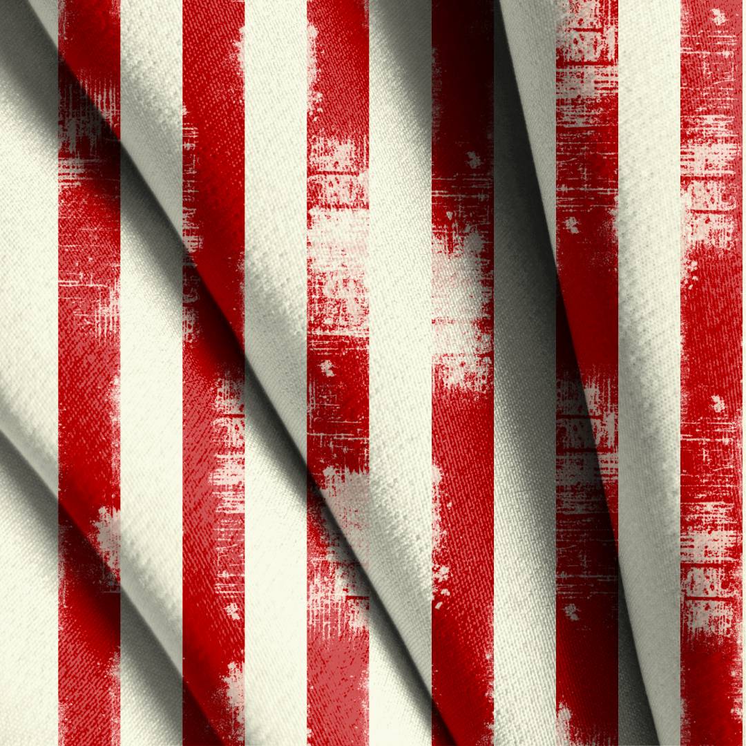 Vintage Christmas Stripes Seamless Design