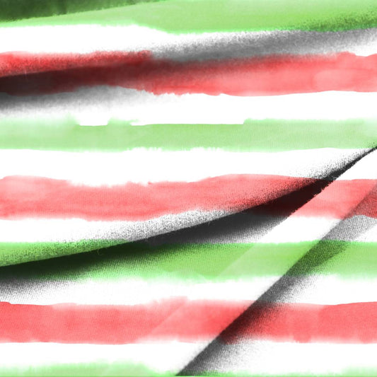 Vintage Christmas Stripes Seamless Design