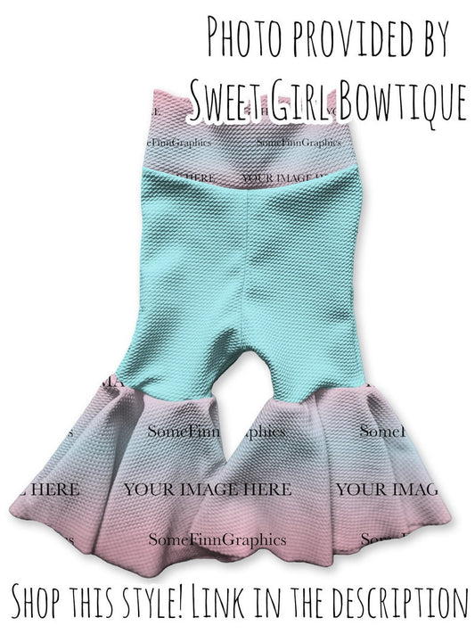 Realistic Bell Bottoms Mock Up