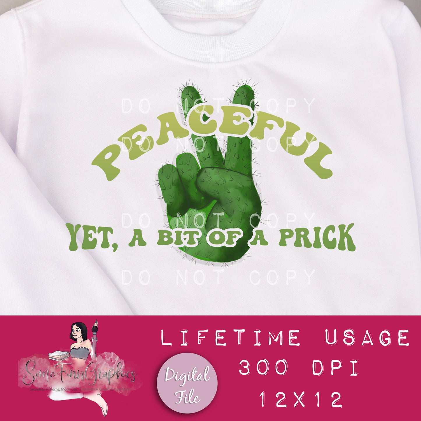 Peaceful Prick Sub Clip Art