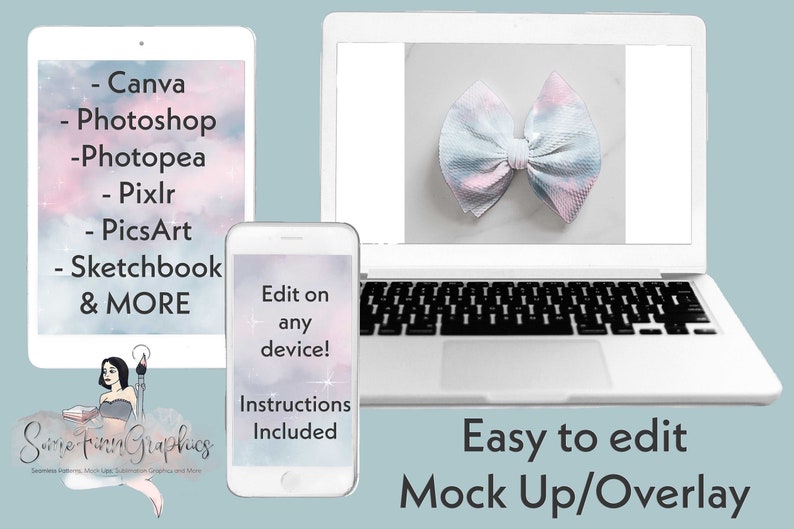 Realistic Bow Mock Up
