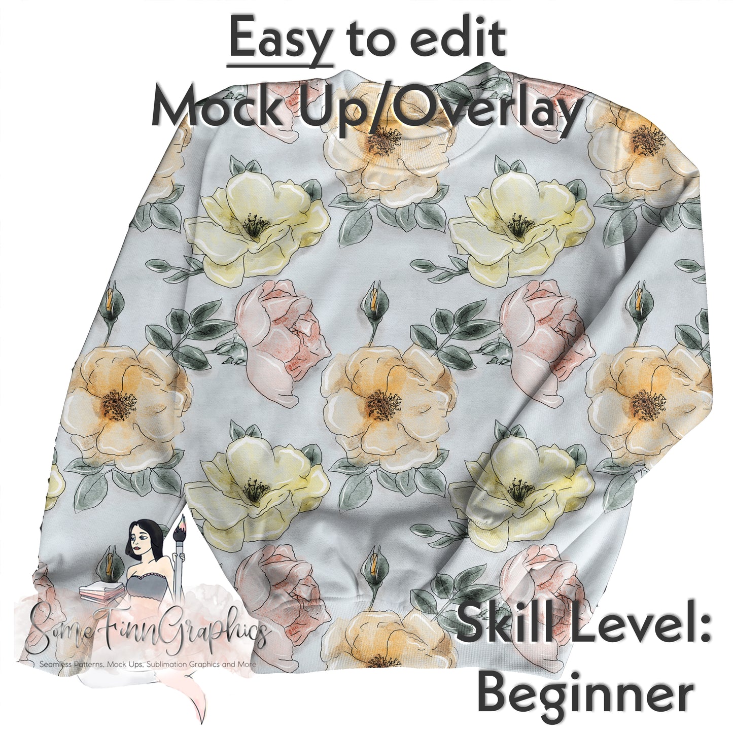 Realistic Sweatshirt Mock Up