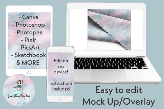 Realistic Faux Leather Mock Up