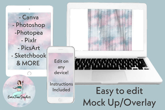 Realistic Ribbed Fabric Mock Up