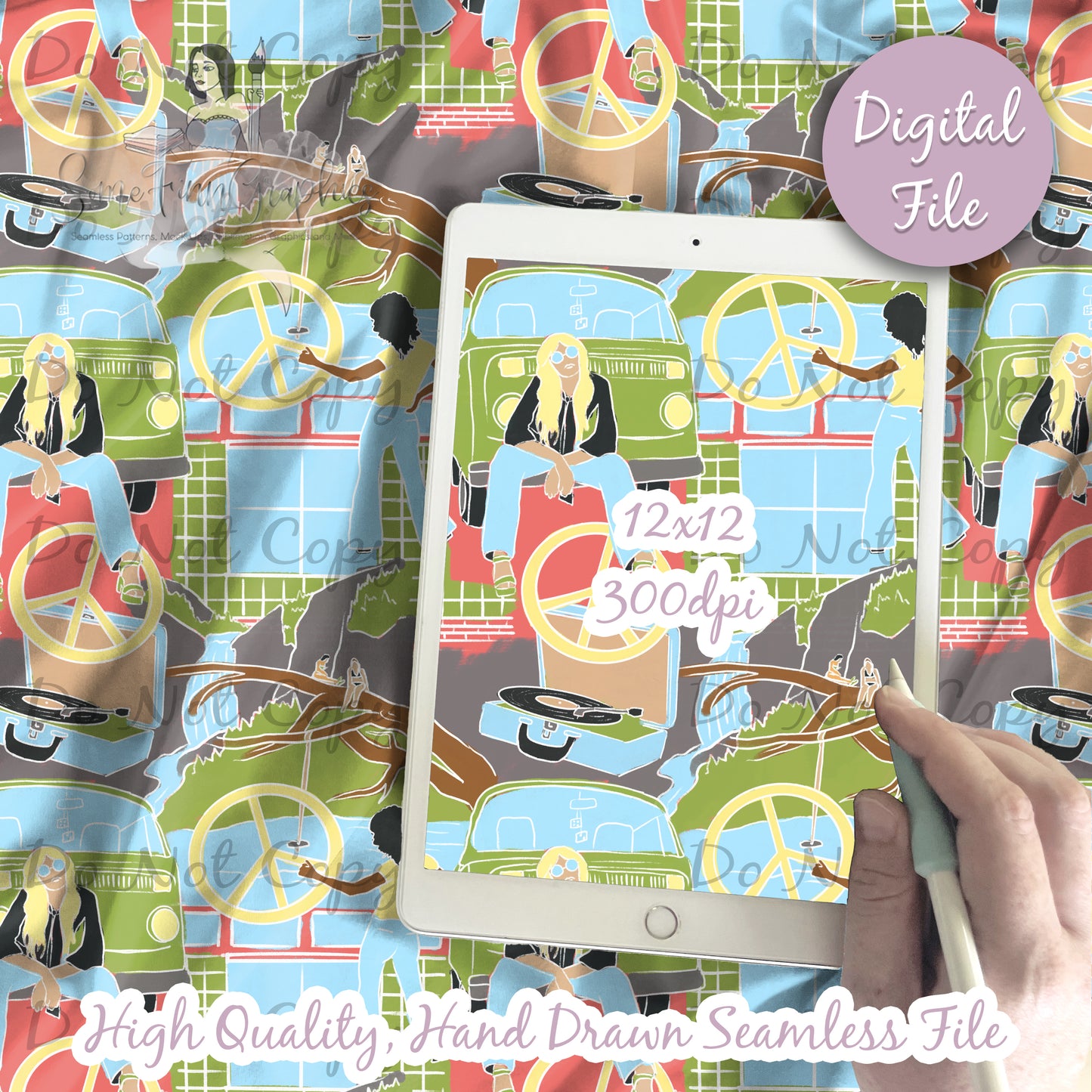 Peace and Love Seamless