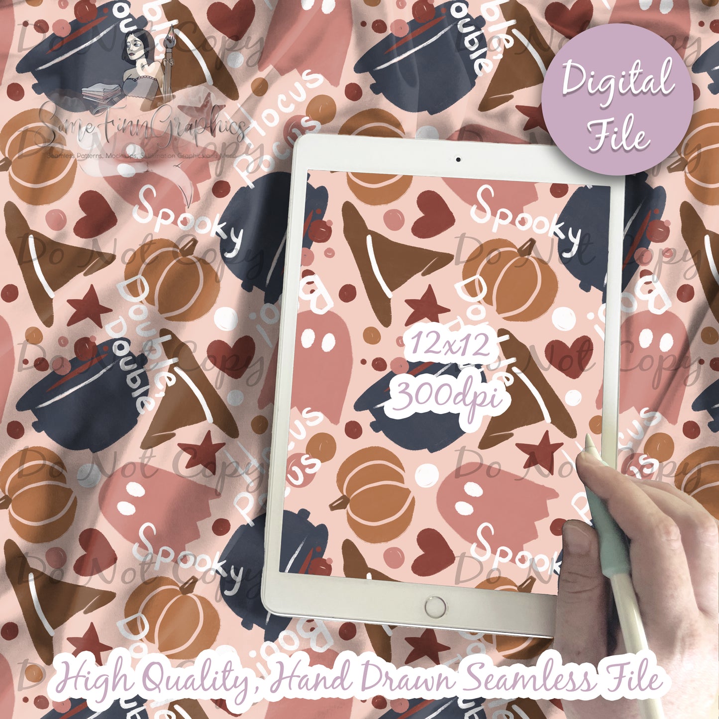 Cute Halloween Seamless Design