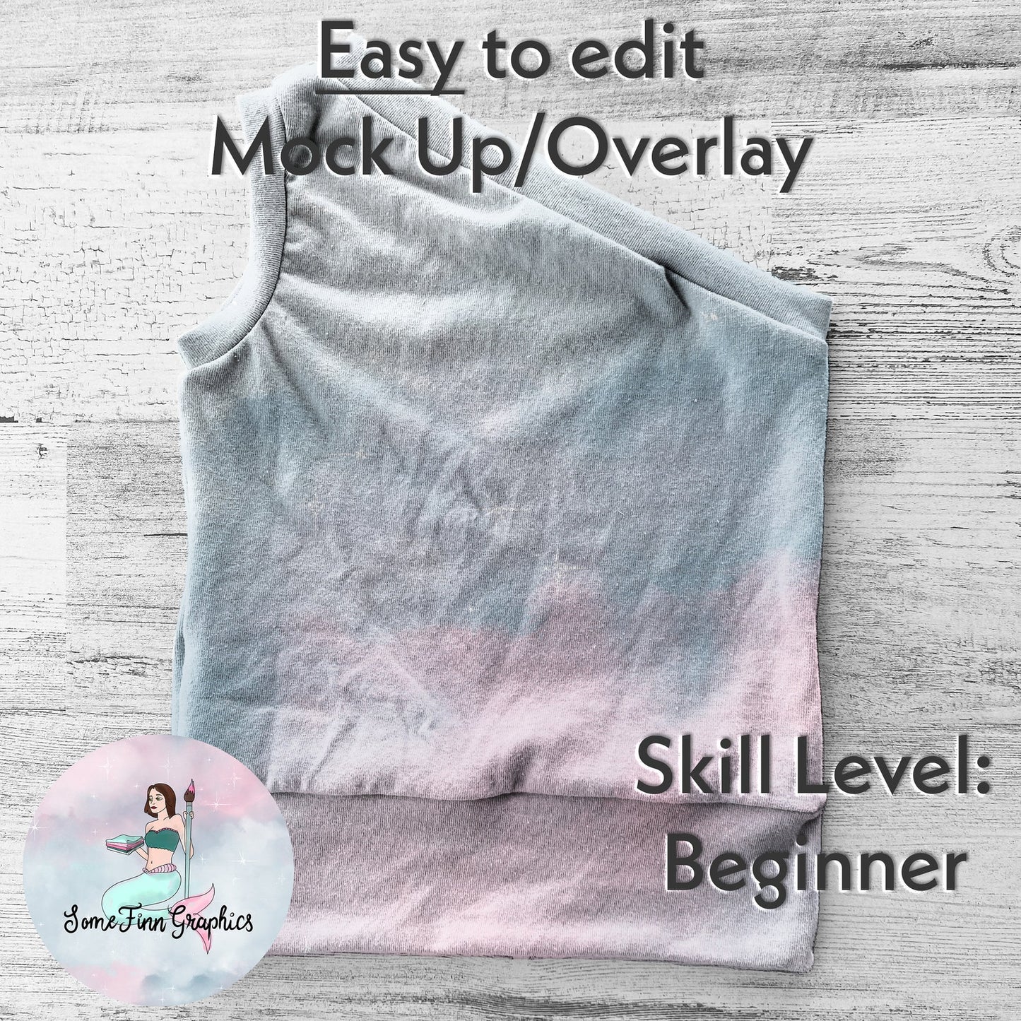 Realistic One Shoulder Top Mock Up