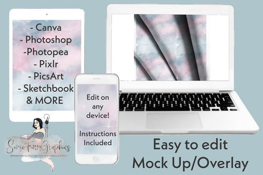 Realistic Folded Fabric Mock Up