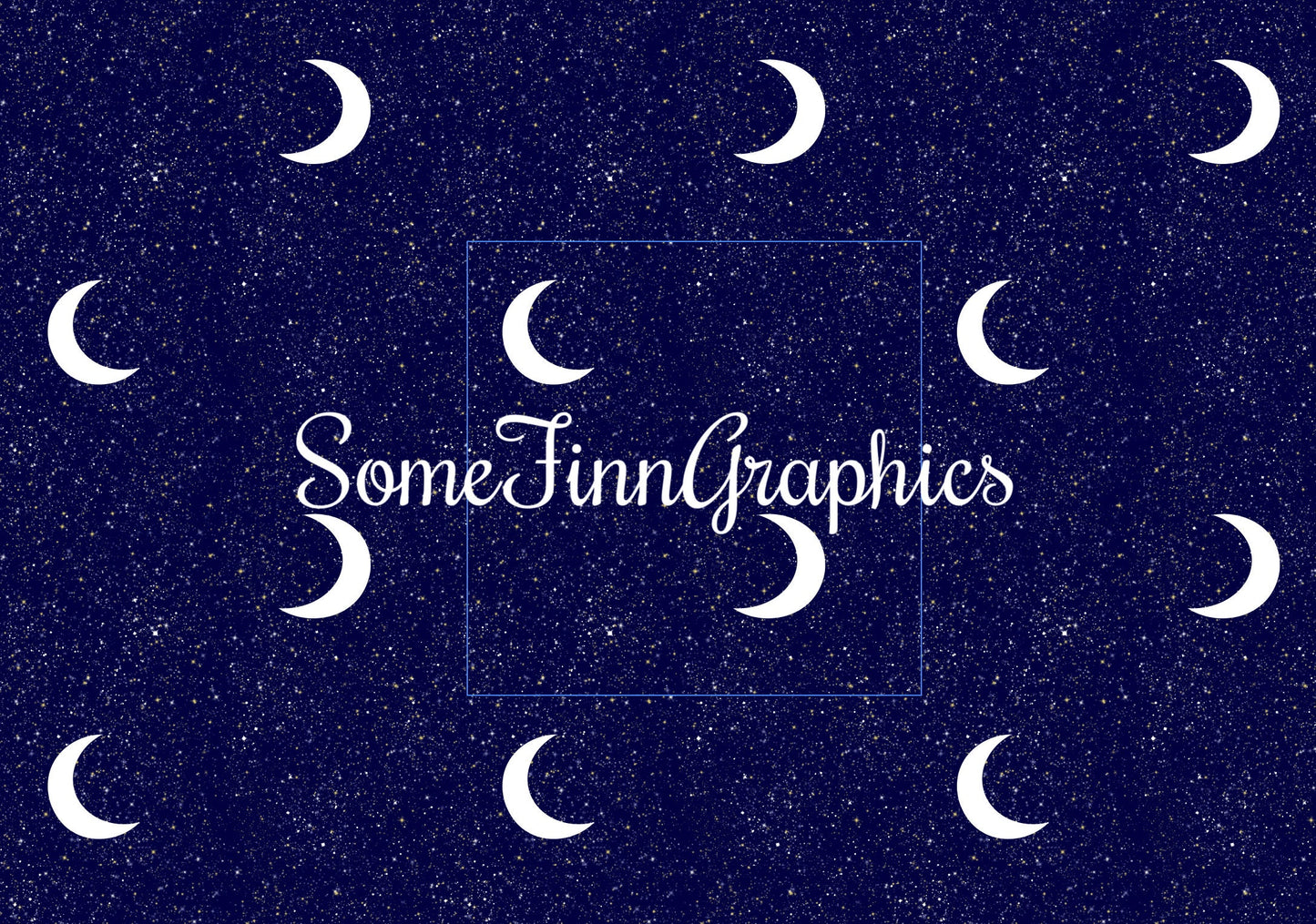 Moon and Stars Seamless