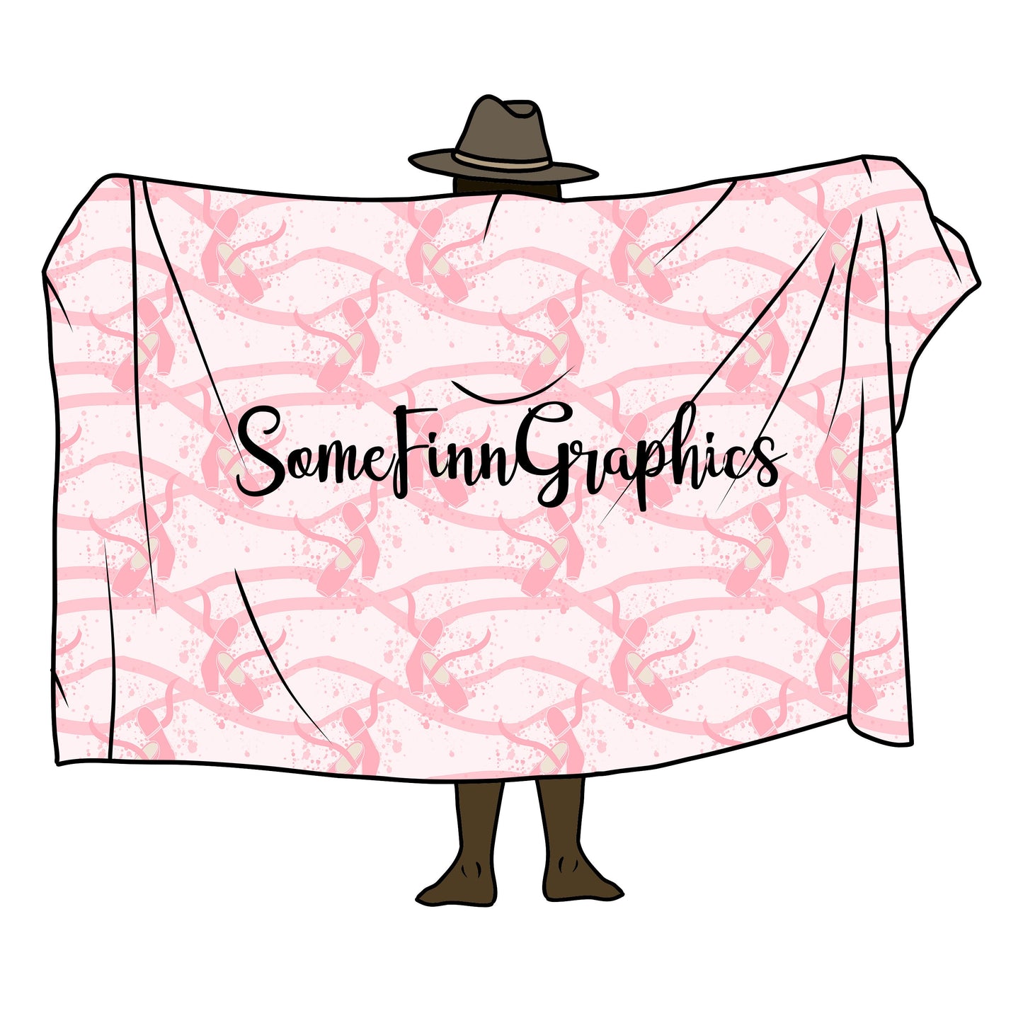 Ballet Splatter Seamless Design